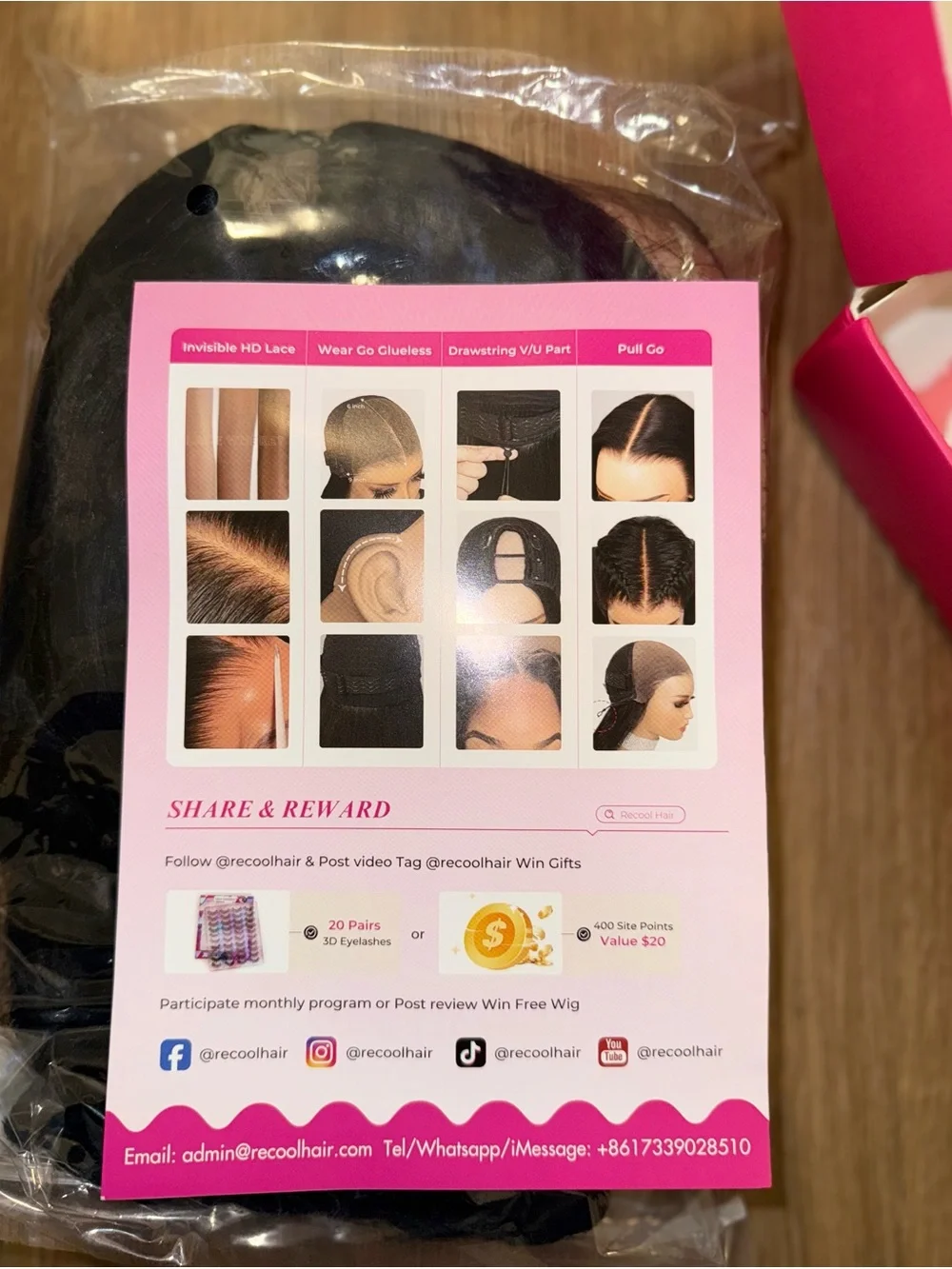 Luxurious Black Women’s Wavy Hair Extension
